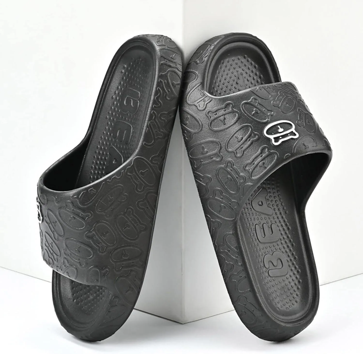 Bathroom Slippers Men Shower Shoes Women Mens Slippers Slides for Women Drainage Hole Dorms House Slides
