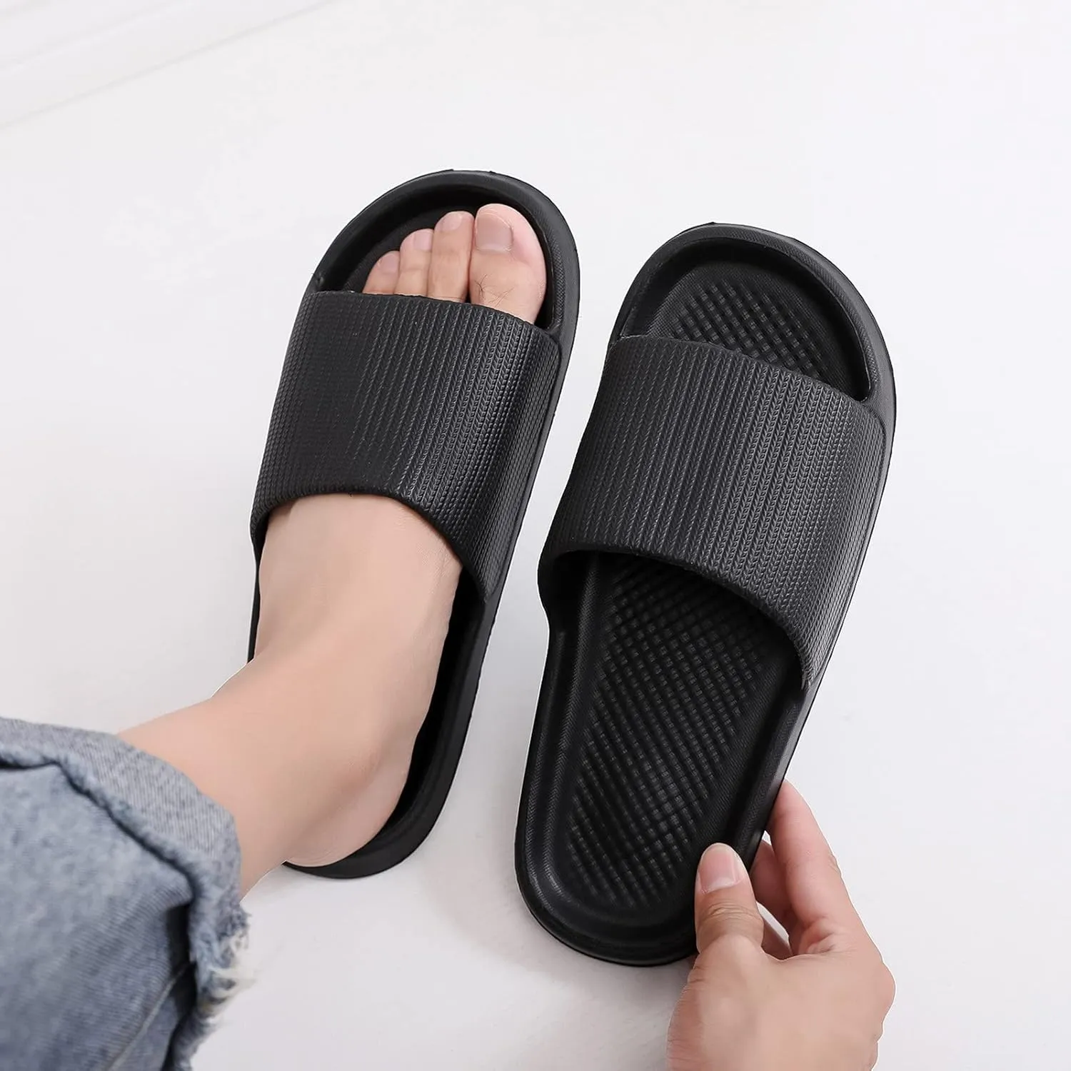Bathroom Slippers Men Slides for Women Mens Slippers Womens Slides Dorms Beach House