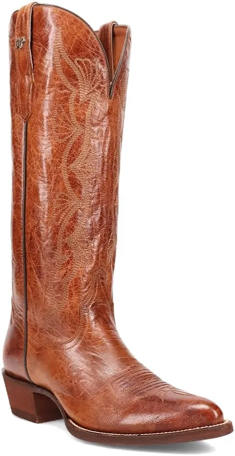 Dan Post Boots Womens Sunrise Canyon Pointed Toe Casual Boots Knee High Low Heel 1-2" - Brown