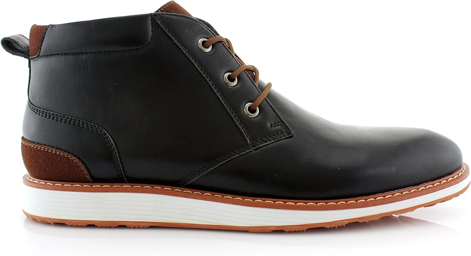 Ferro Aldo Mens Casual Mid-Top Desert Chukka Ankle Boots