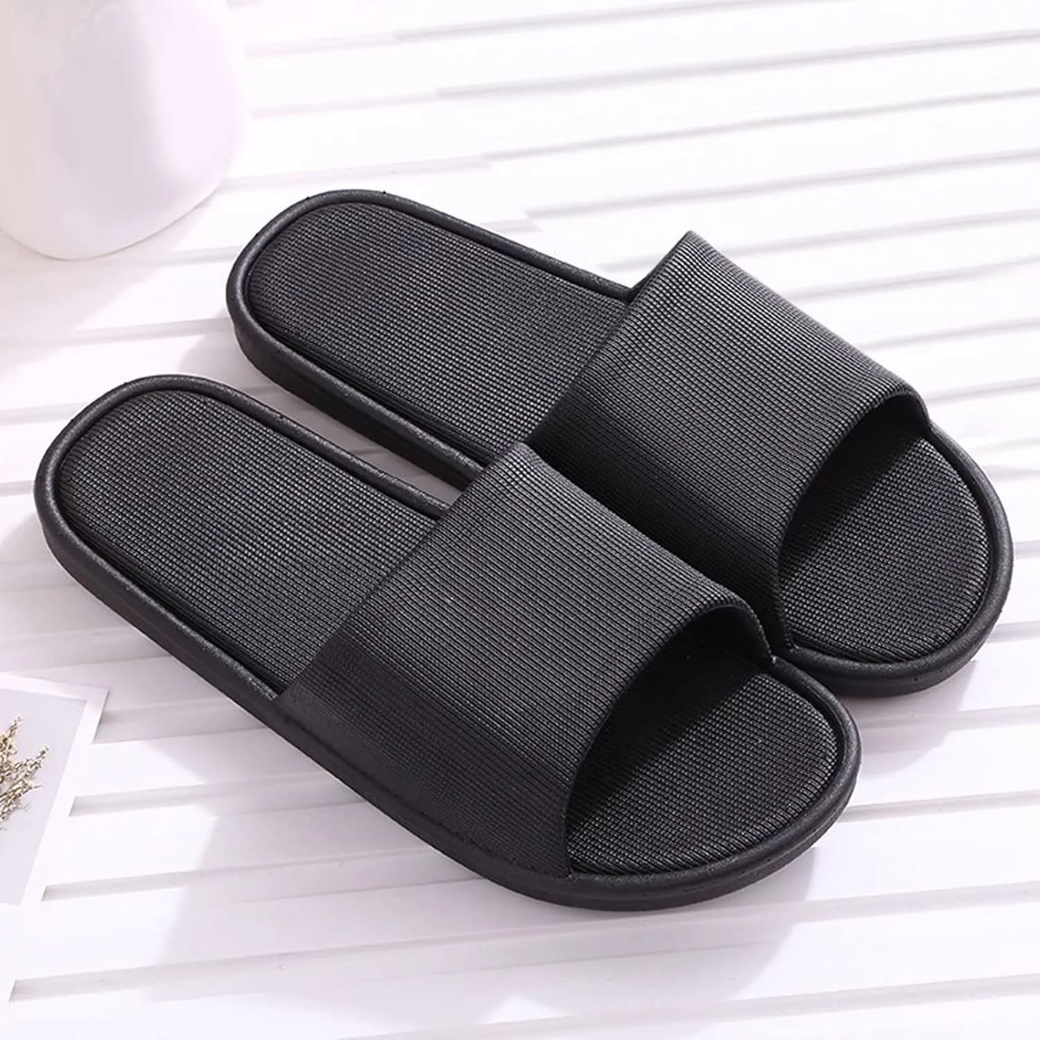 Slides for Men Womens Slides Cloud Slippers for Men Shower Shoes Women Beach Drainage Hole Comfortable Slippers