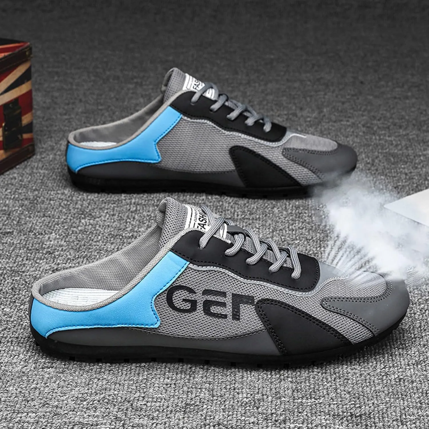 Slip in Mens Loafers & Slip-Ons New Spring Men's Shoes All Casual Shoes Lazy Slip Ons and Half Slippers Stretch