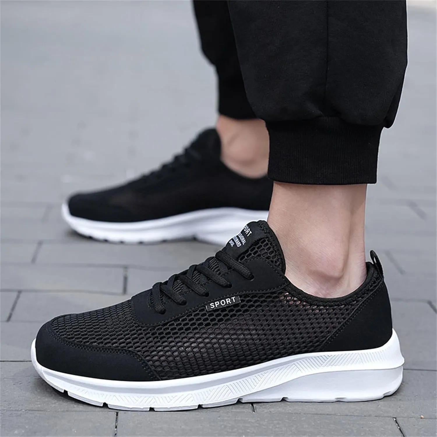 Sport Mesh Mens Loafers & Slip-Ons Fashion Summer Men Breathable Mesh Lightweight Comfortable Casual Shoes